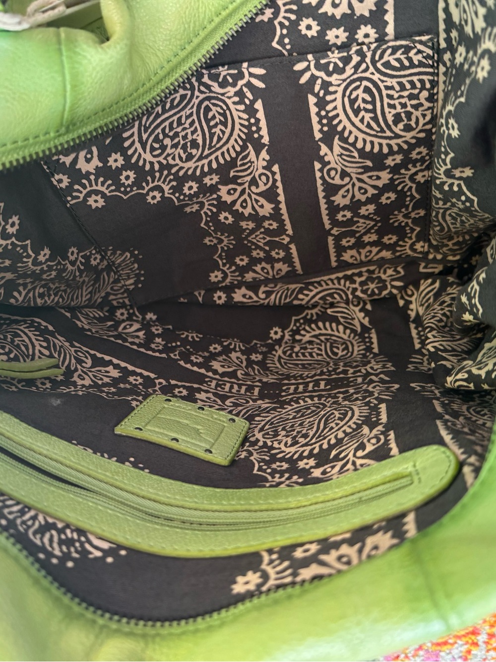 Free people large Emerson bag matcha green new - Picture 6 of 7